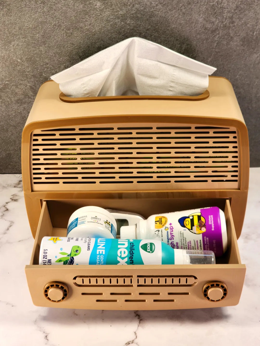 Retro Radio Tissue Box – Nostalgia with a Twist of Function