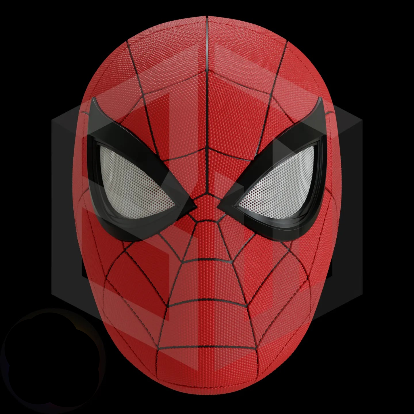 3D Printed Spider-Man Cosplay Mask – Magnetic Fit (Red & Black Editions)