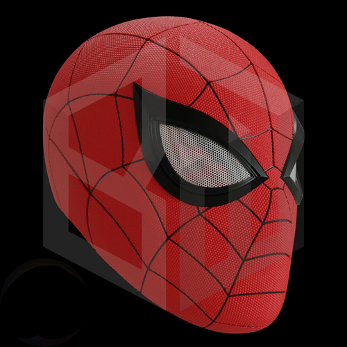 3D Printed Spider-Man Cosplay Mask – Magnetic Fit (Red & Black Editions)