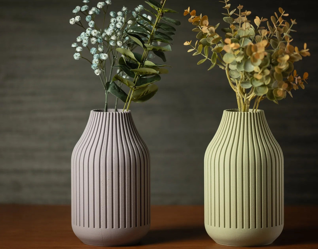 Strata 3D-Printed Vase Set (Set of 3)