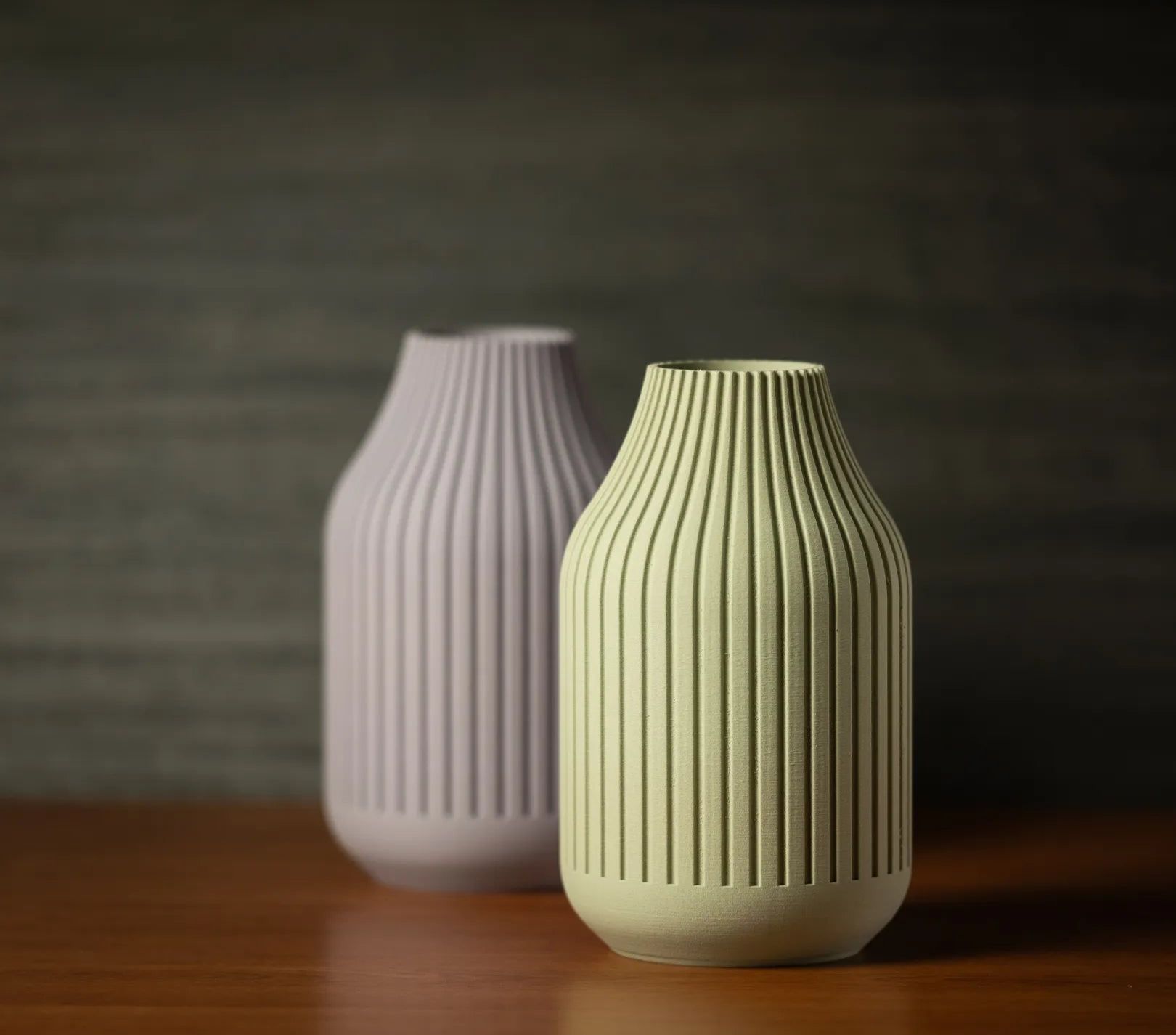 Strata 3D-Printed Vase Set (Set of 3)