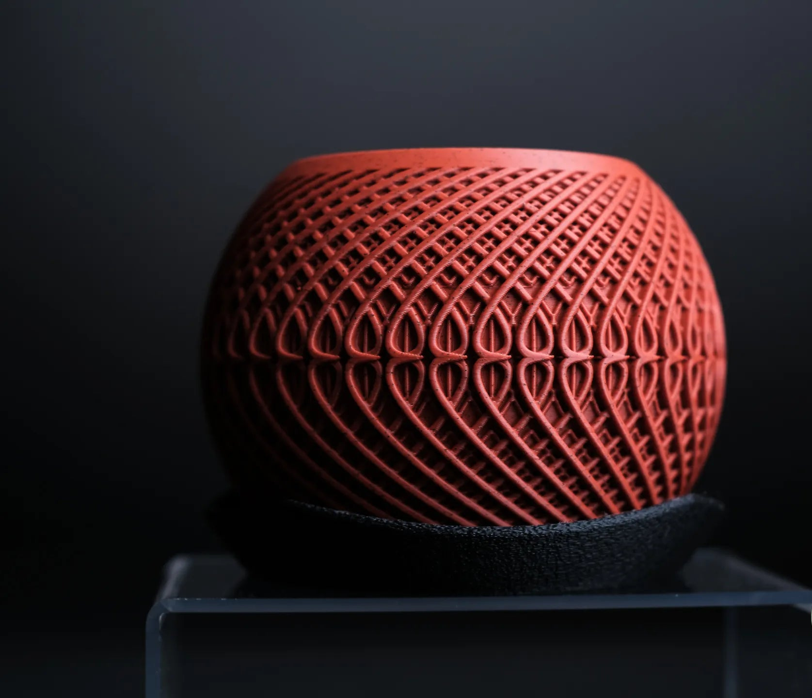 Twistweave Planter Set – Sculptural 3D Printed Duo (140mm + 220mm)