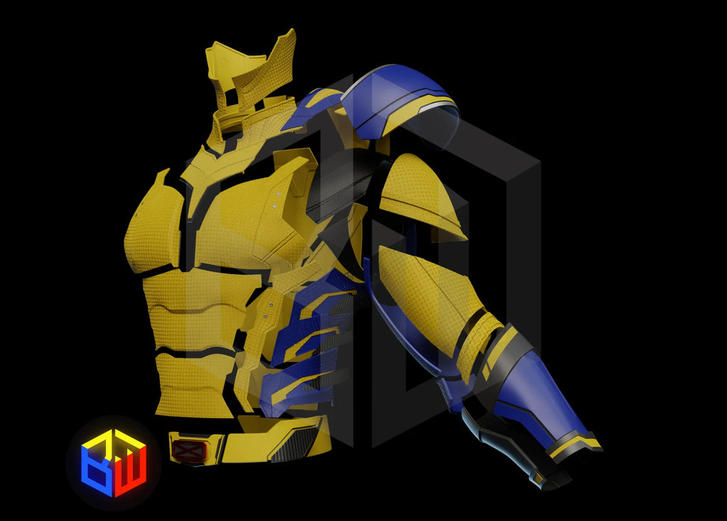 🐺 Wolverine Cosplay Armor – 3D Printed Upper Body Set