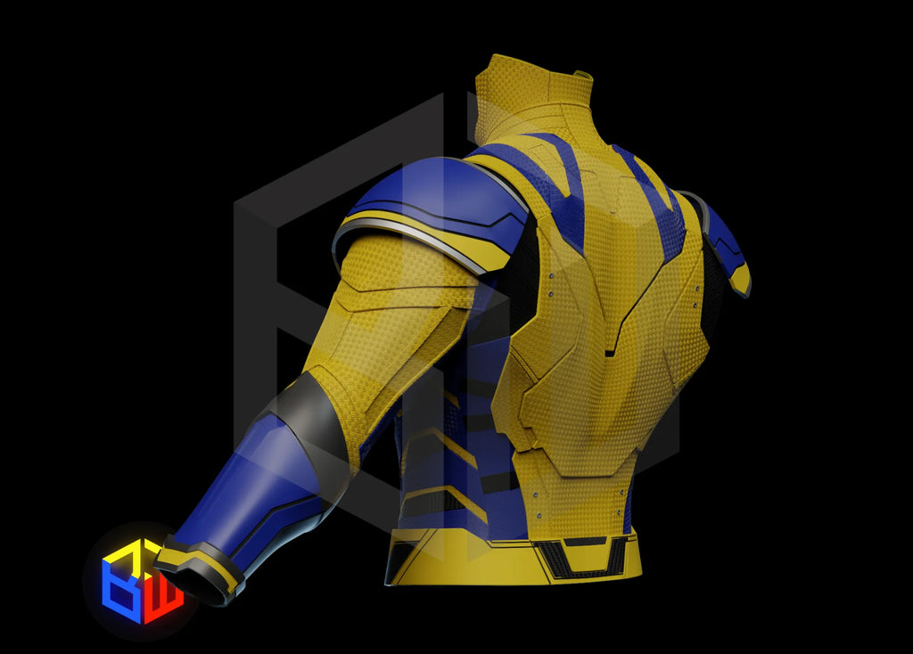 🐺 Wolverine Cosplay Armor – 3D Printed Upper Body Set