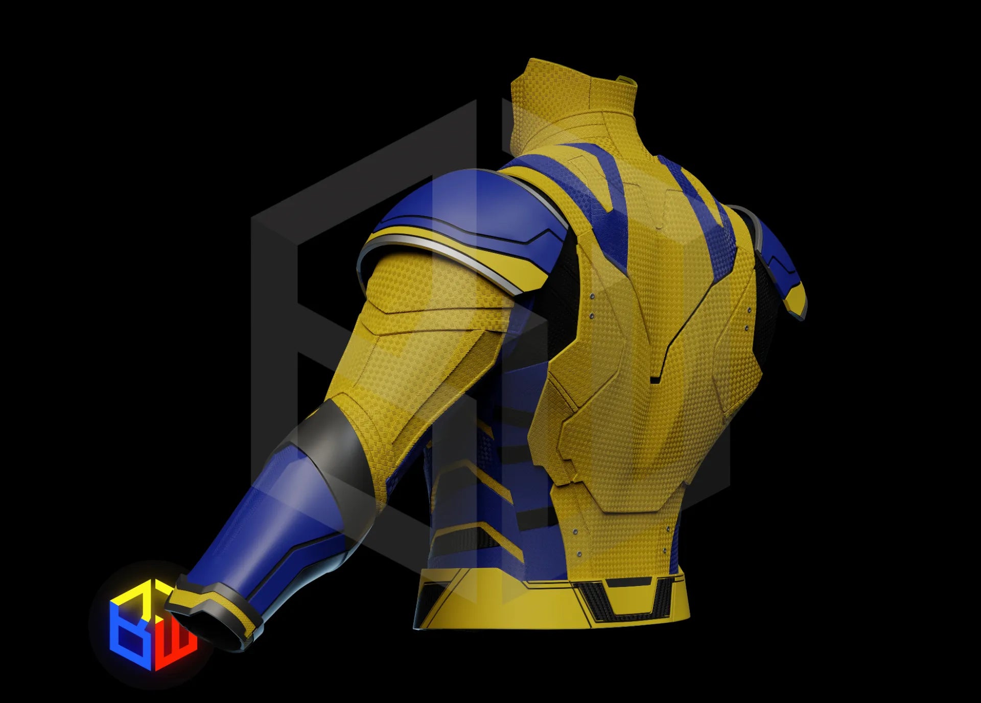 🐺 Wolverine Cosplay Armor – 3D Printed Upper Body Set