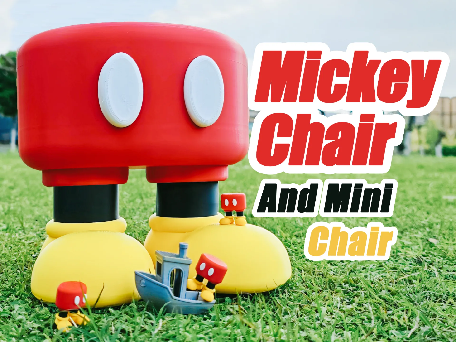 Cartoon Trousers Kid’s Chair