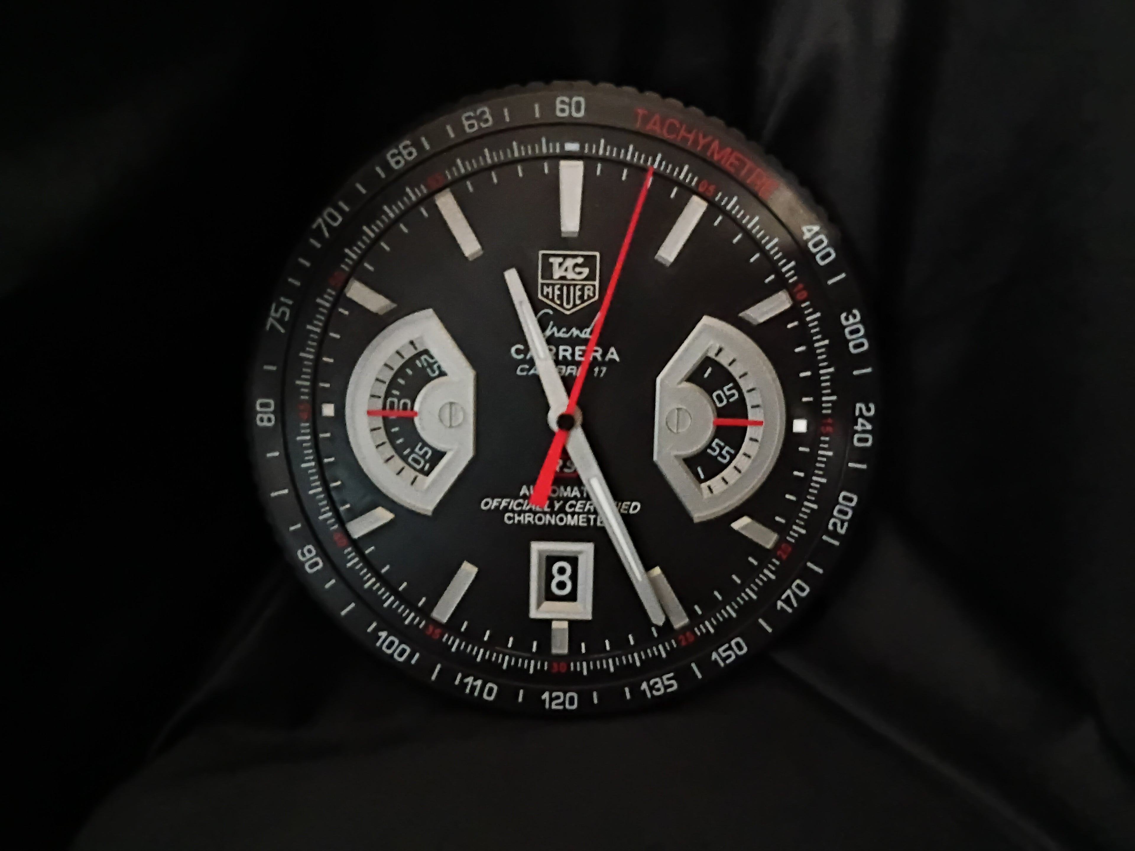 Precision Carrera-Style 3D-Printed Wall Clock