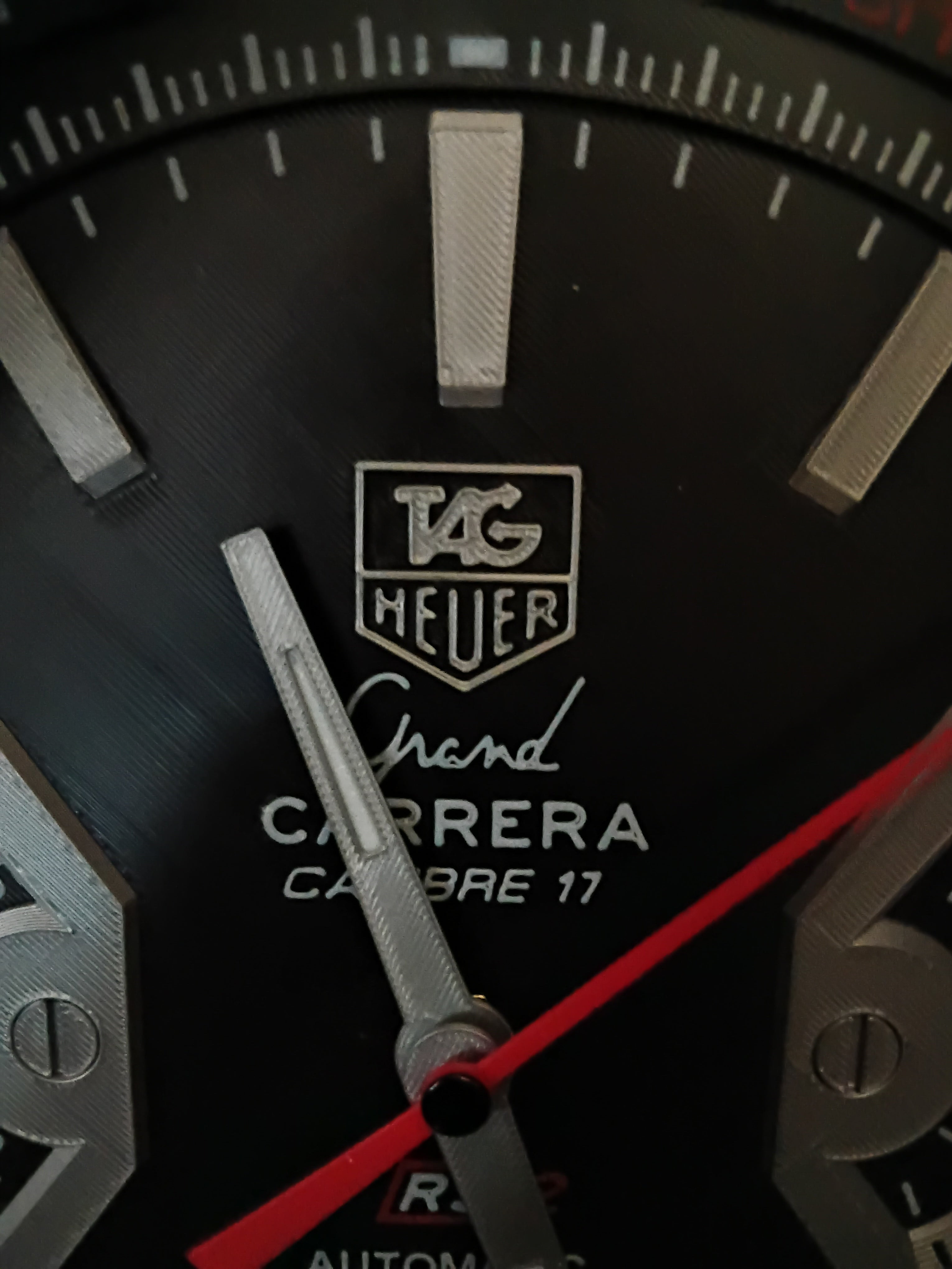 Precision Carrera-Style 3D-Printed Wall Clock