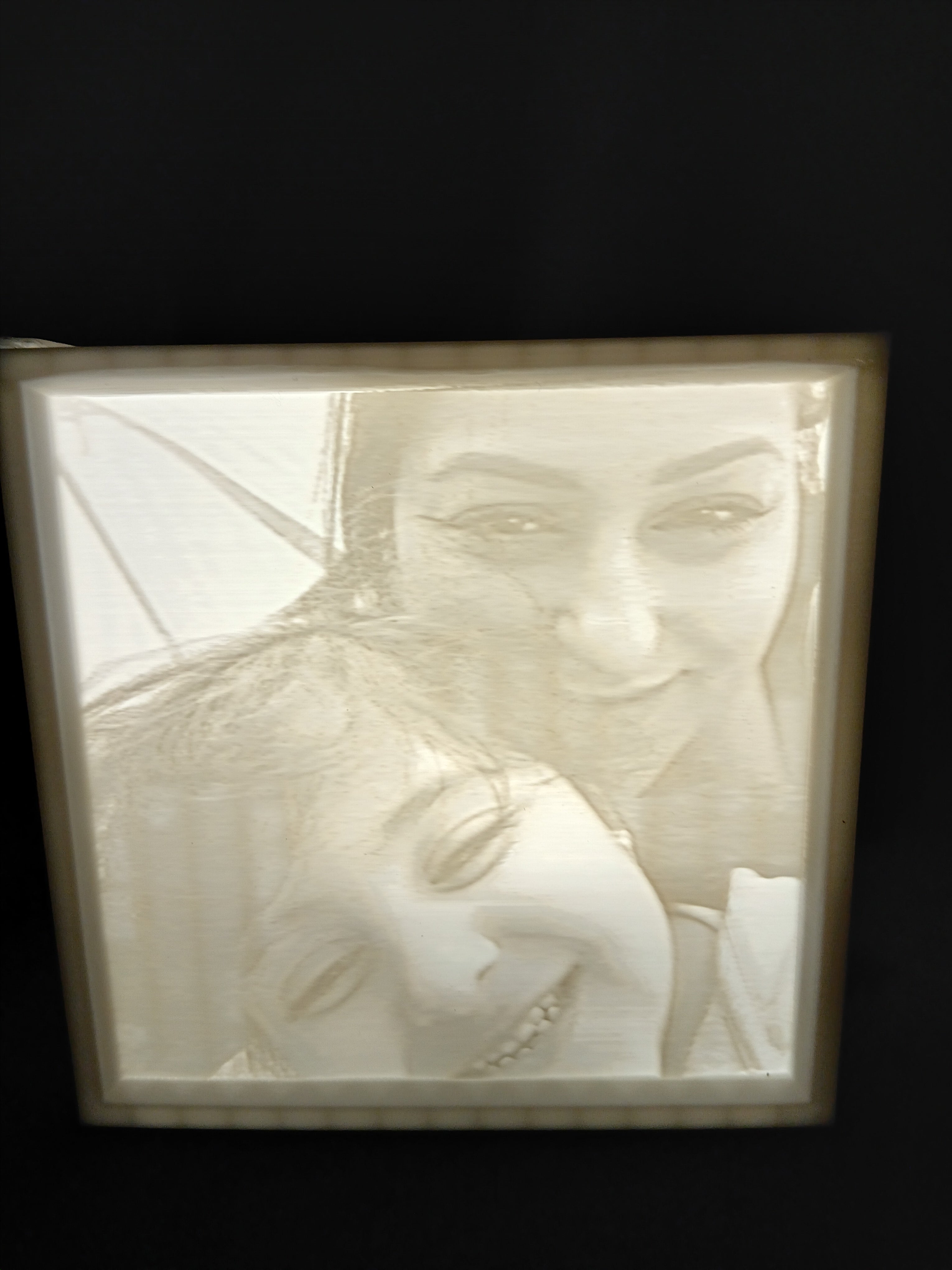 MemoryCube™ Custom 3D-Printed Lithophane Memory Cube
