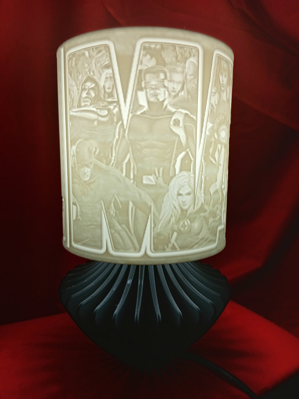 Avengers Assemble 3D-Printed Lithophane Lamp