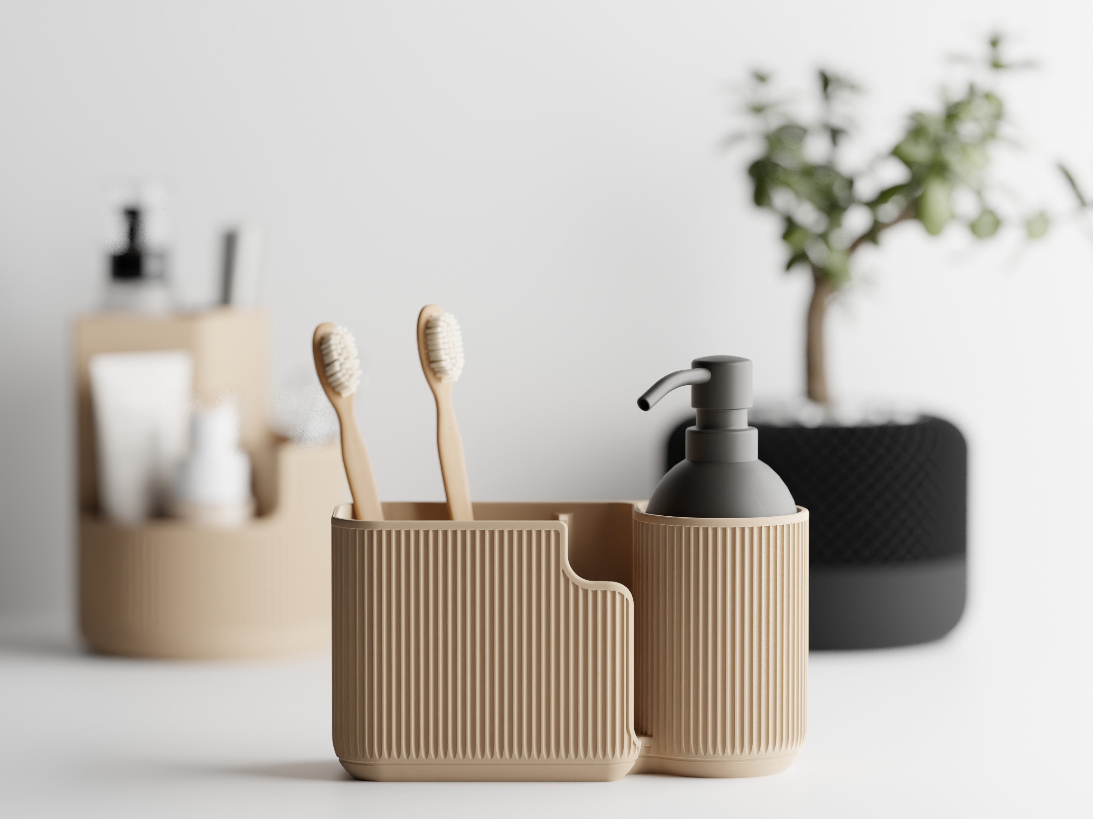 Duova – The Elegant Oval Organizer for Bath & Vanity