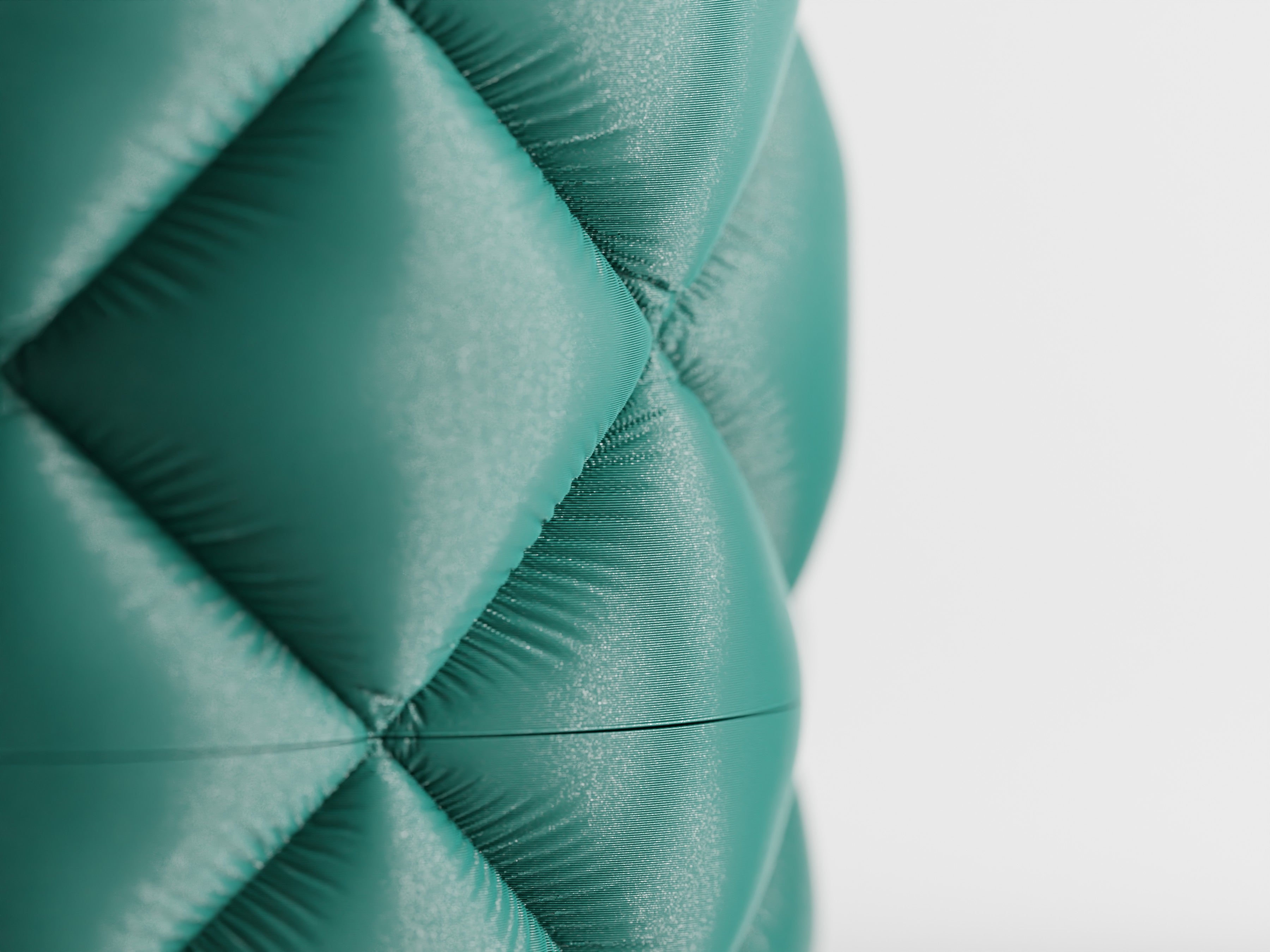 Circular Diamond Pattern Planter with Matching Drip Tray — Cushy Collection