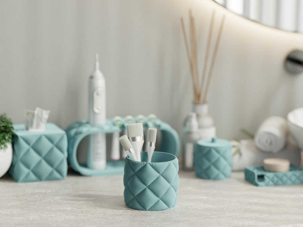 Inflated Cushy Collection – Complete Bathroom Accessories Pack