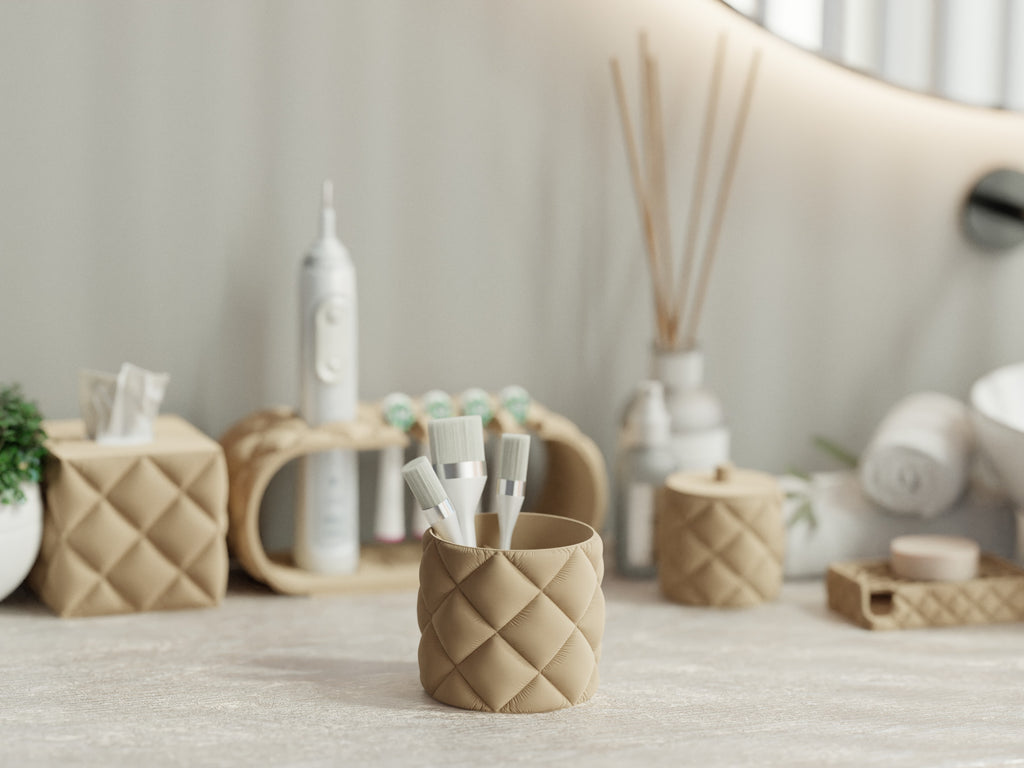 Inflated Cushy Collection – Complete Bathroom Accessories Pack