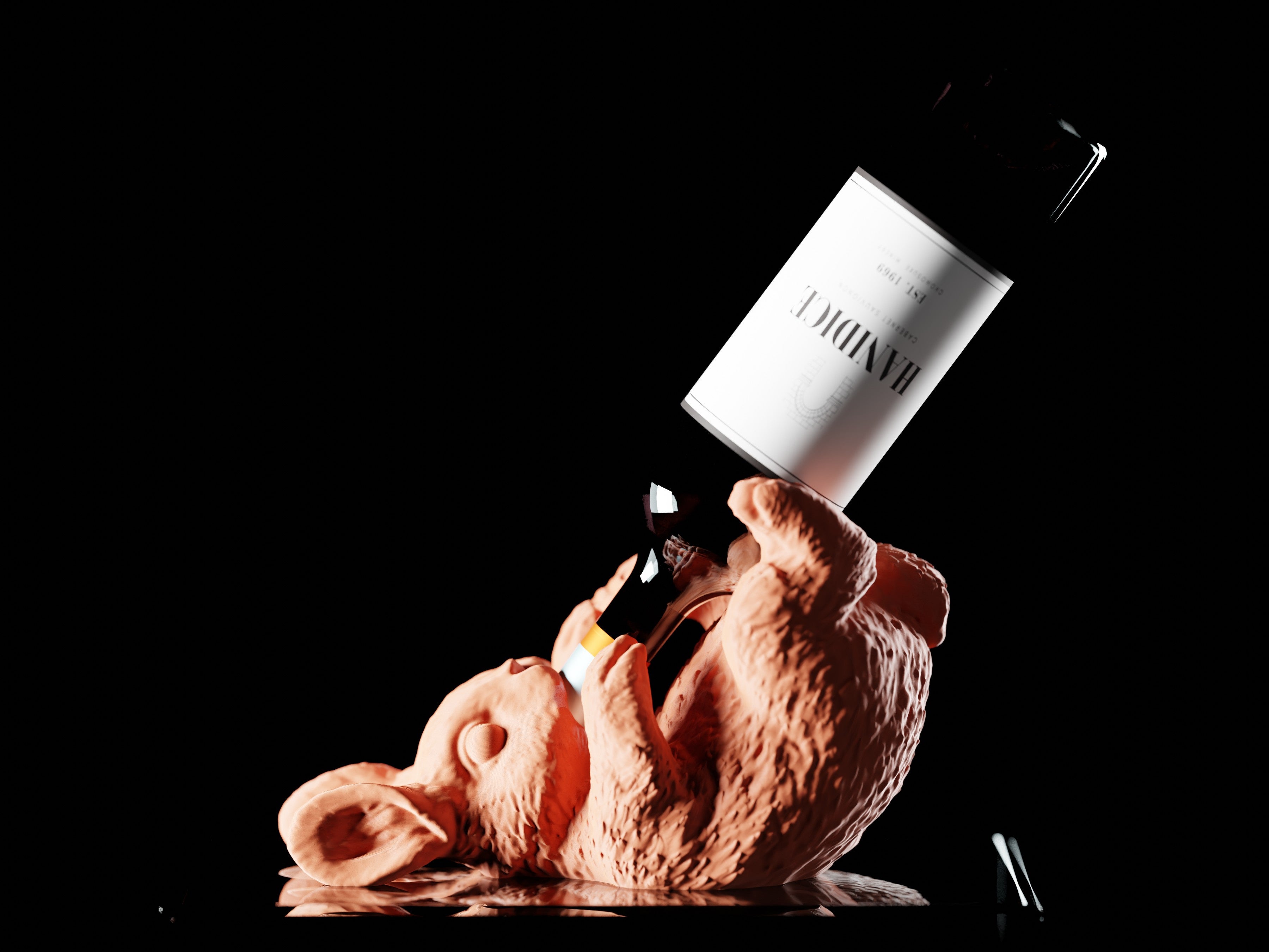 TipsyBun – The Drunken Bunny Wine Bottle Holder