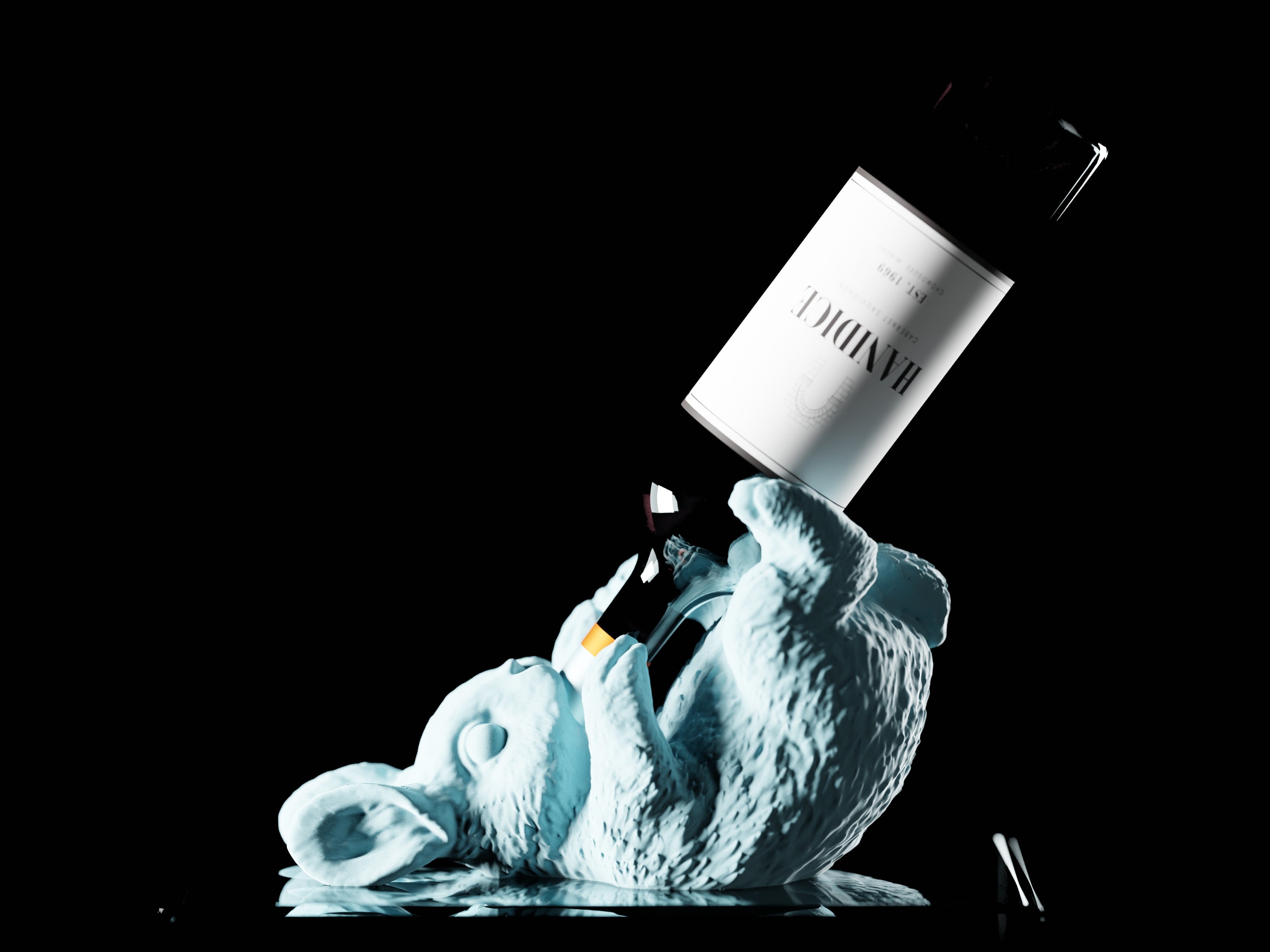 TipsyBun – The Drunken Bunny Wine Bottle Holder