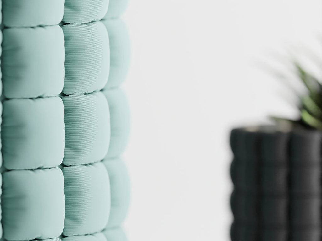 Cushy Collection – Soft Grid Series Planters Plush Texture Meets Plant-Loving Practicality