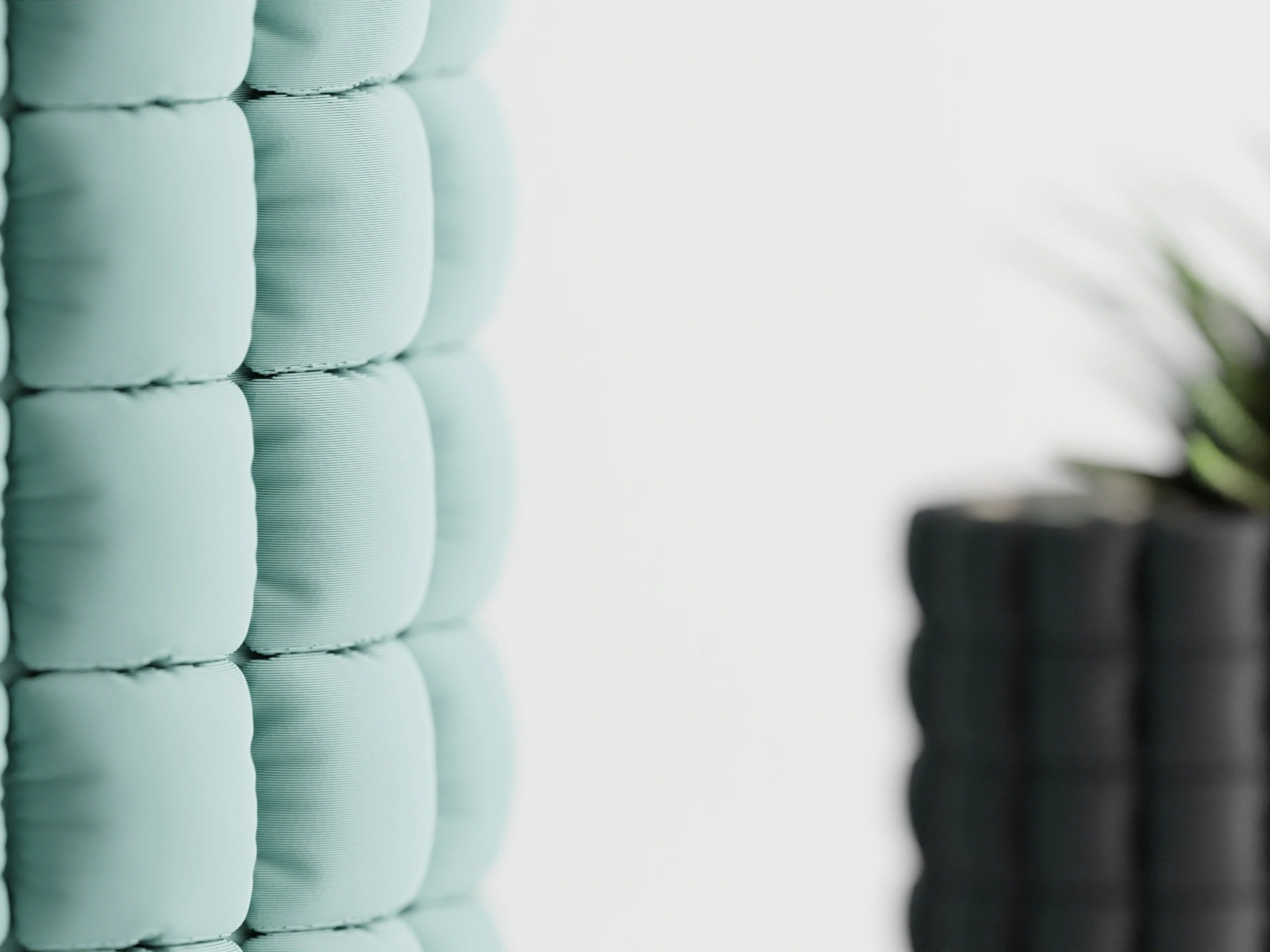 Cushy Collection – Soft Grid Series Planters Plush Texture Meets Plant-Loving Practicality