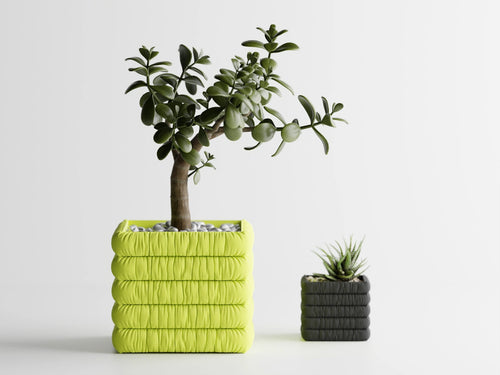 Cushy Collection – The Stacked Cushion Planter Pot Bold Color. Soft Vibes. Plant Power.