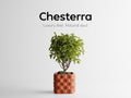 Chesterra XL Planter – 3D Printed Tufted Statement Pot (250mm)