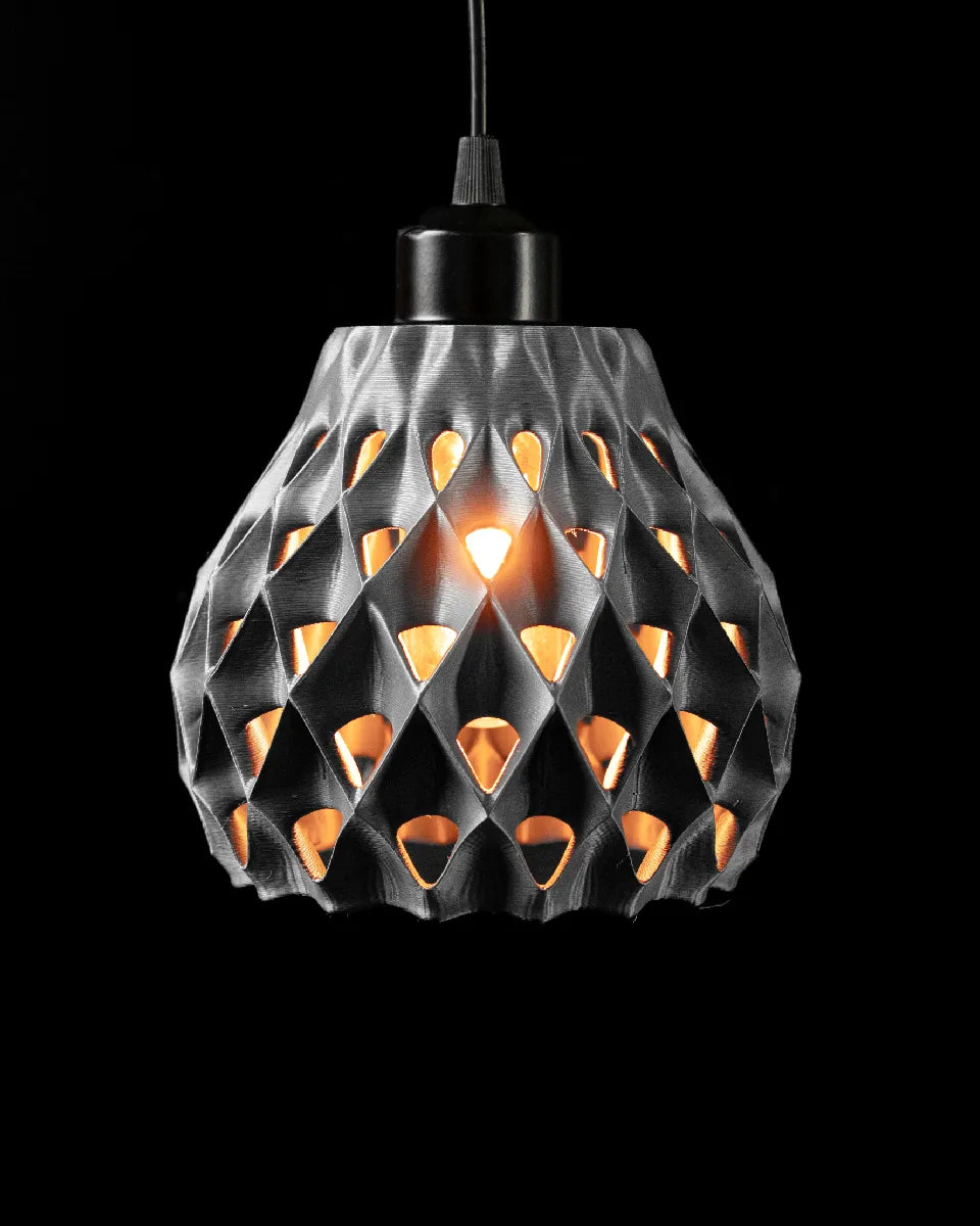 🔻 Cone Pendant – 3D Printed Geometric Light Shade