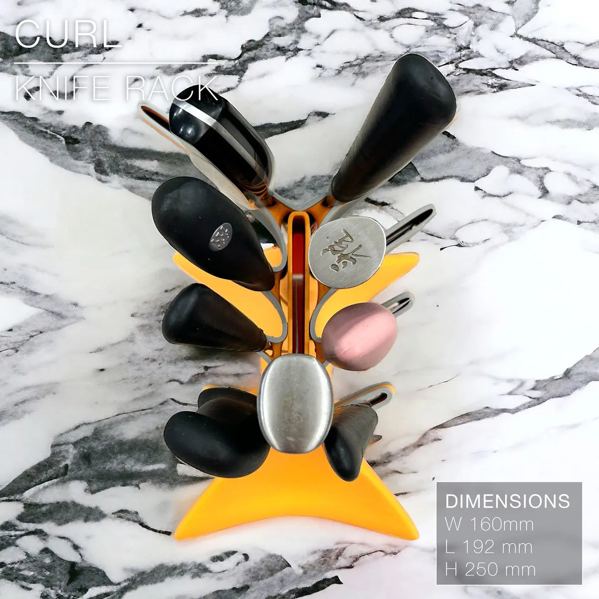 Curl Knife Rack – Modern Design Meets Practical Precision