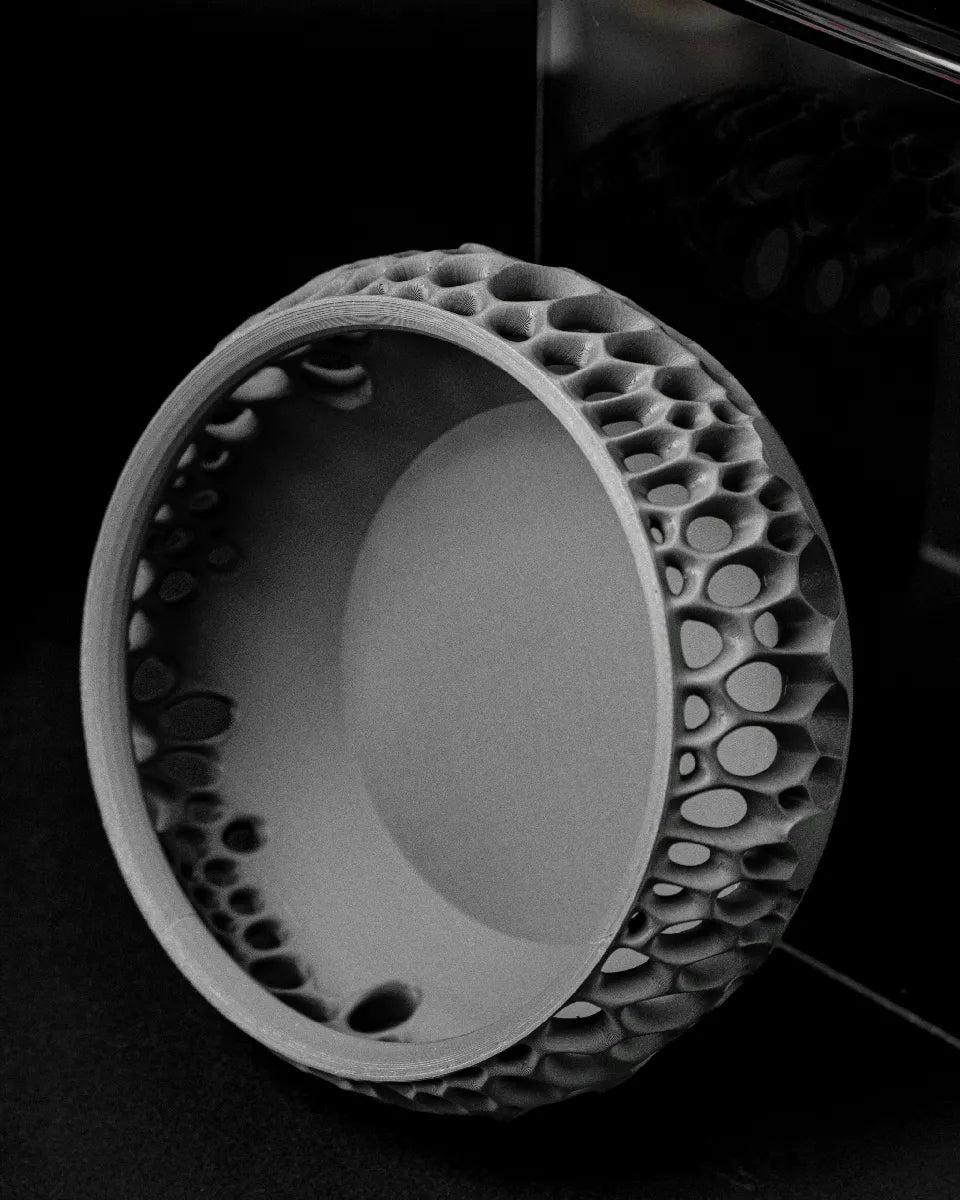 Obsidian Cell Catch-All – Engineered Elegance with an Organic Edge
