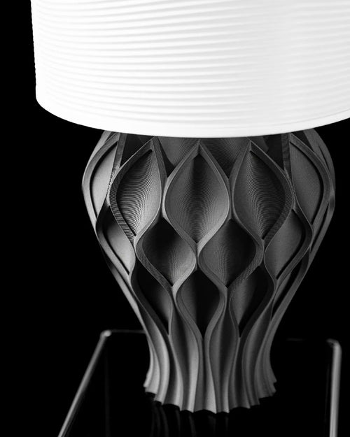 Breeze Lithophane Lamp – Sculpted Light in Motion