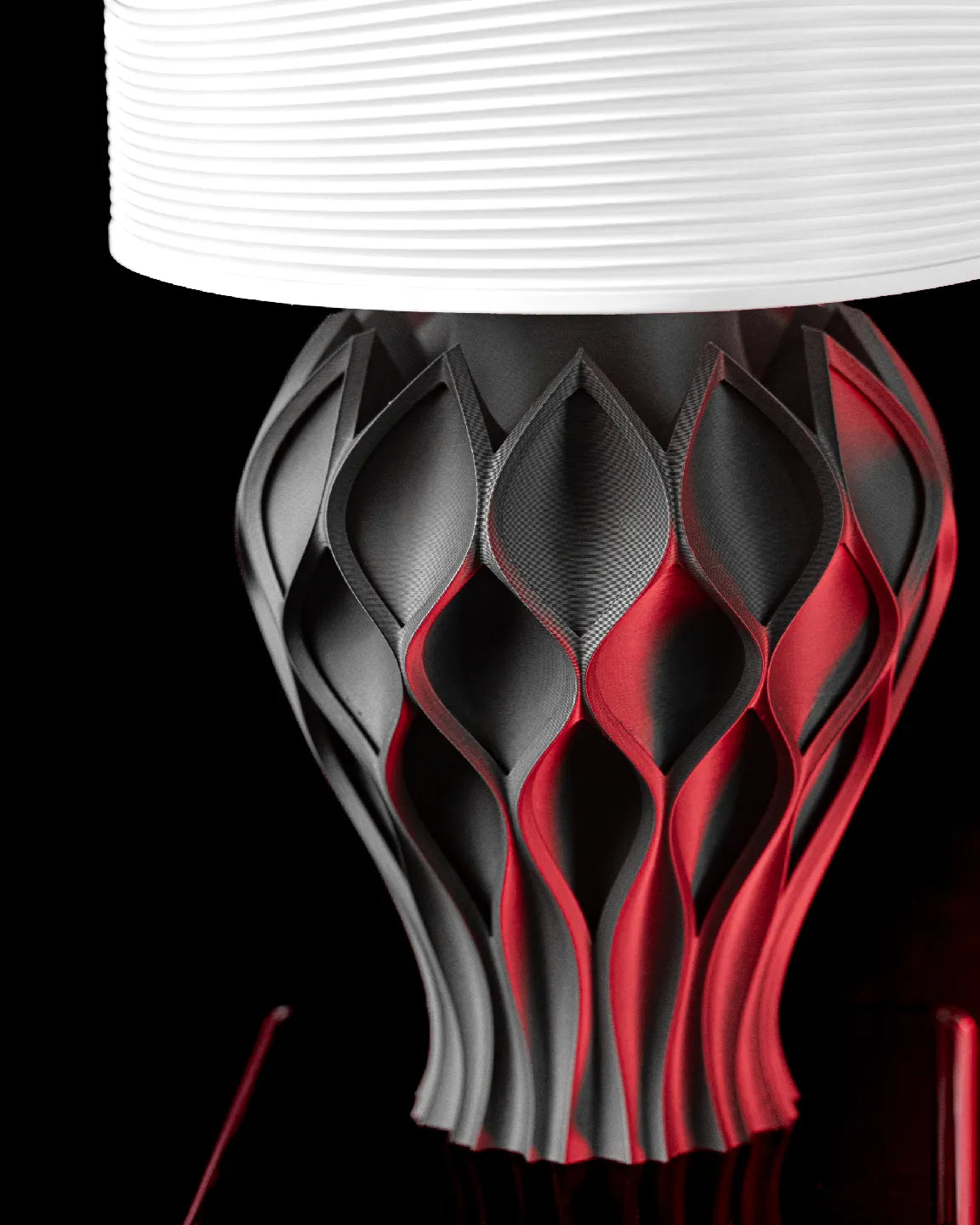 Breeze Lithophane Lamp – Sculpted Light in Motion