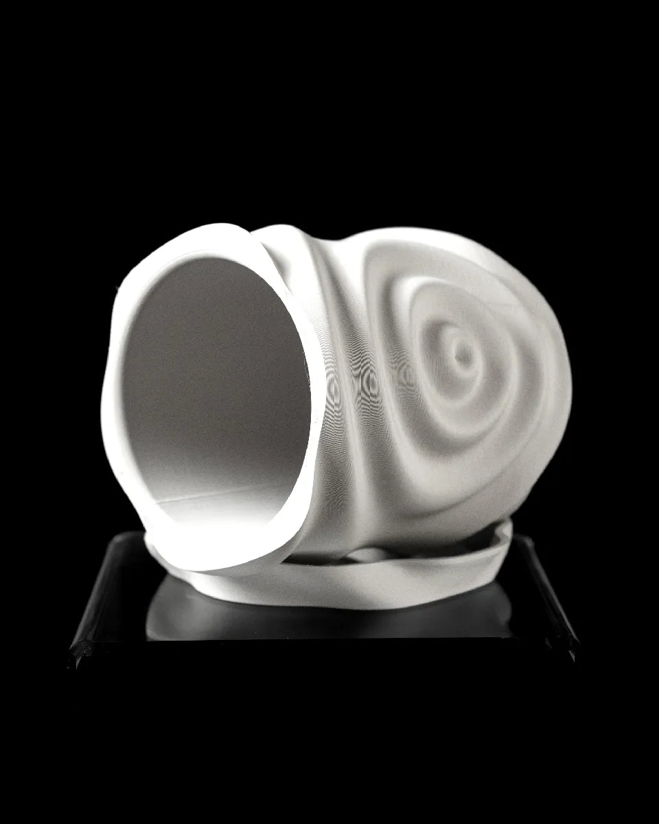 Soundwave Planter – Large 3D Printed Ripple Pot (250h x 220w)