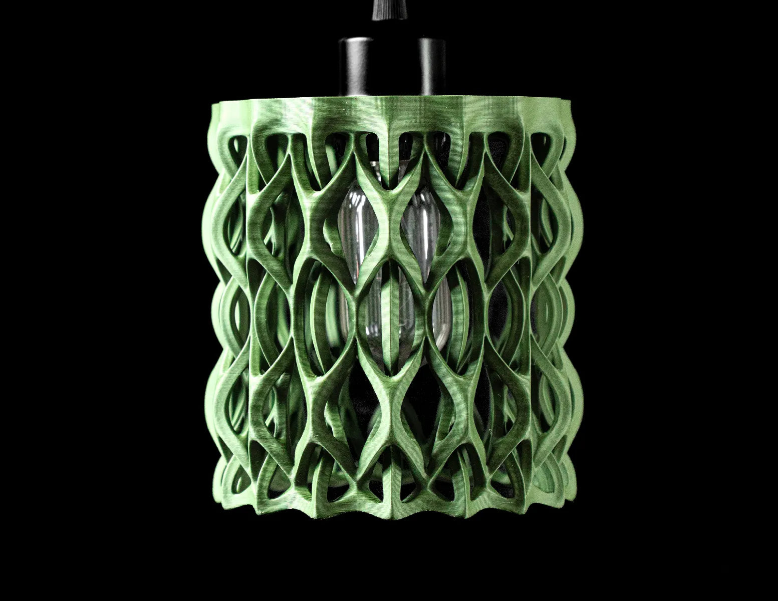 BioWeave 3D-Printed Pendant Lamp