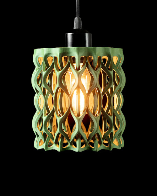 BioWeave 3D-Printed Pendant Lamp