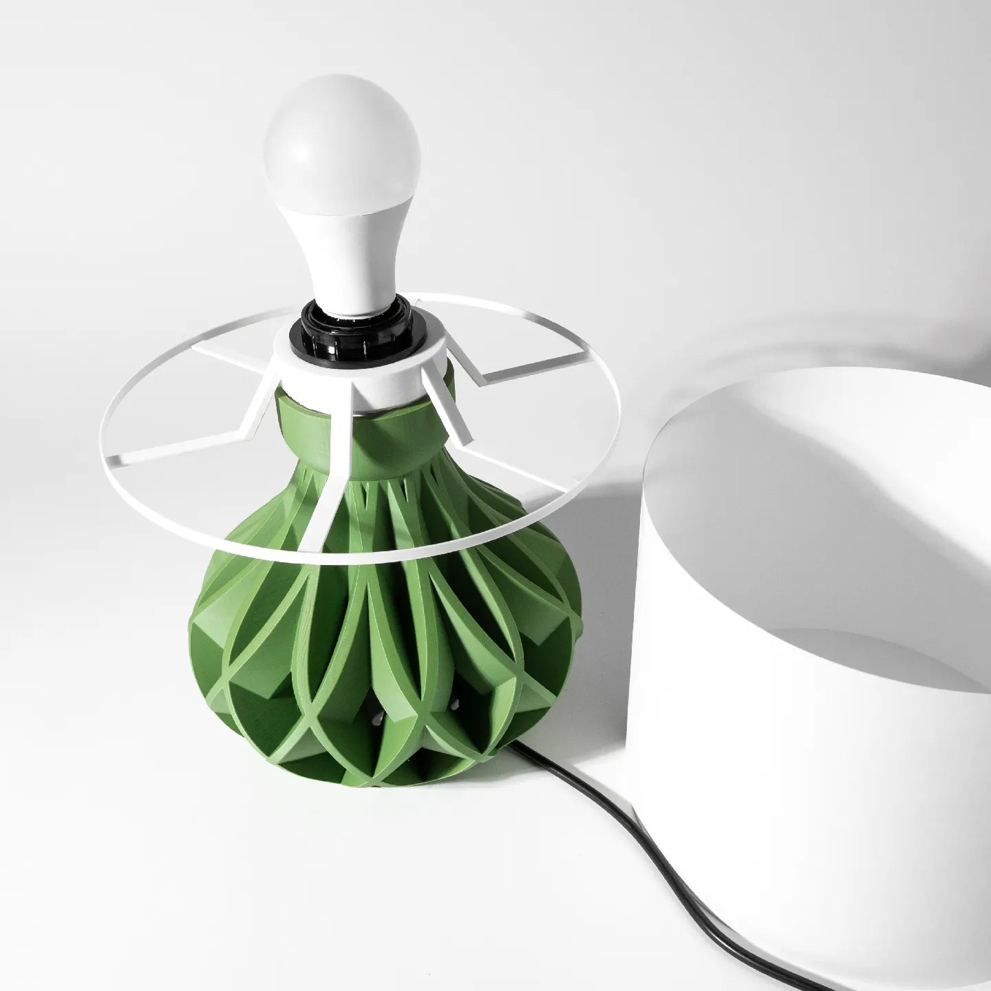 Verdant Bloom Lithophane Lamp – Nature-Inspired Elegance with a Personal Glow