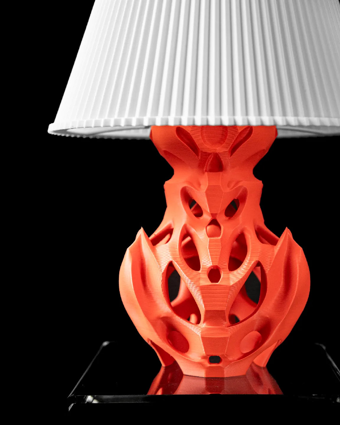 Ember Lithophane Lamp – Light Born from Fire and Form