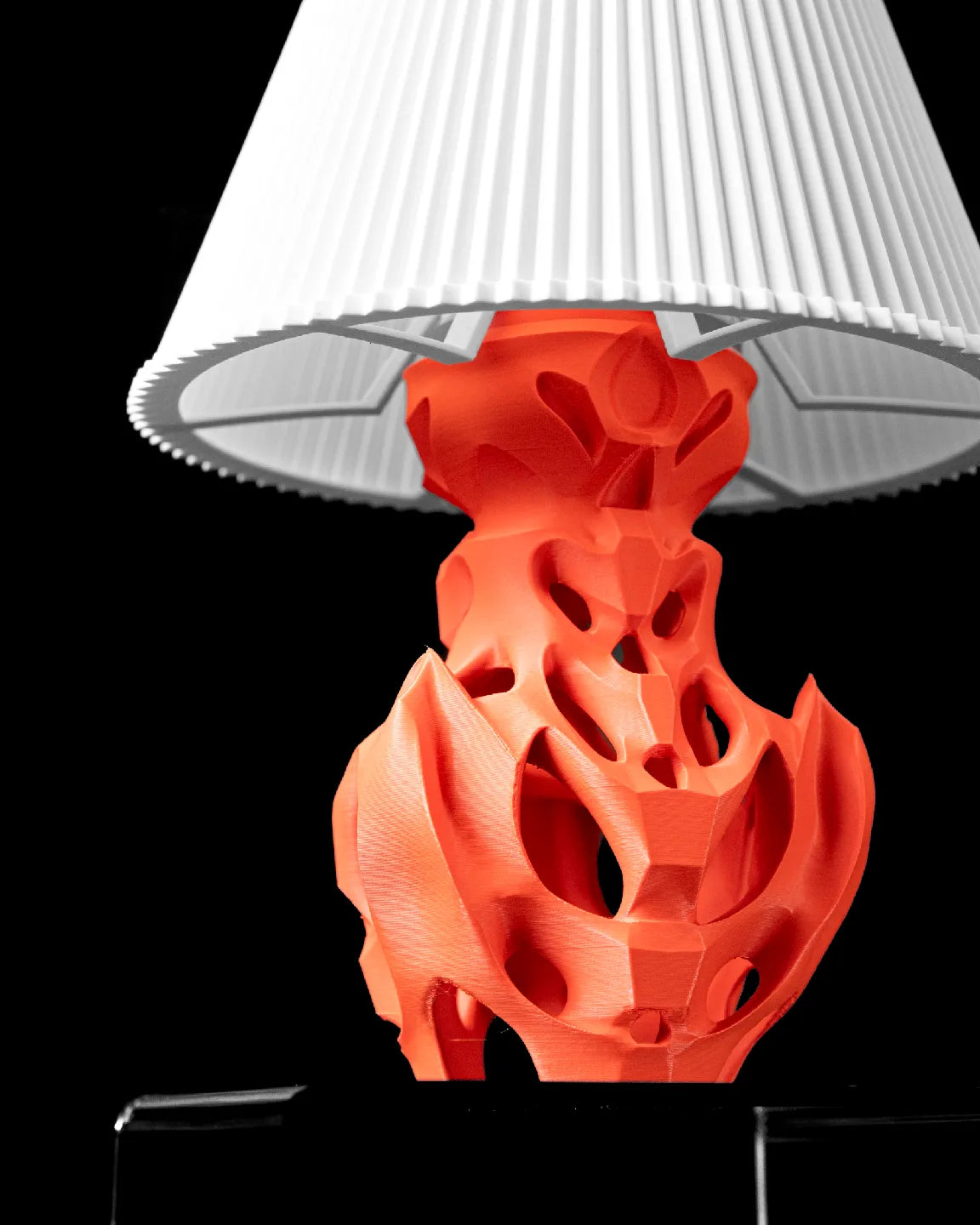 Ember Lithophane Lamp – Light Born from Fire and Form