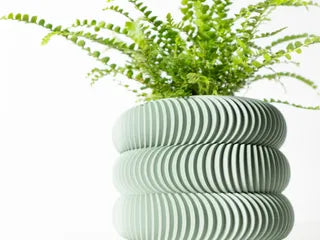 ToroWave 3D-Printed Planter Pot