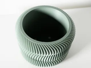 ToroWave 3D-Printed Planter Pot