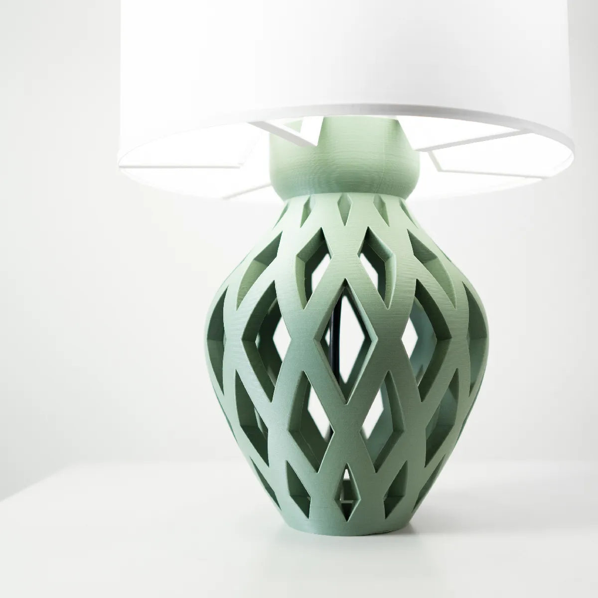 Diamond Weave Lithophane Lamp