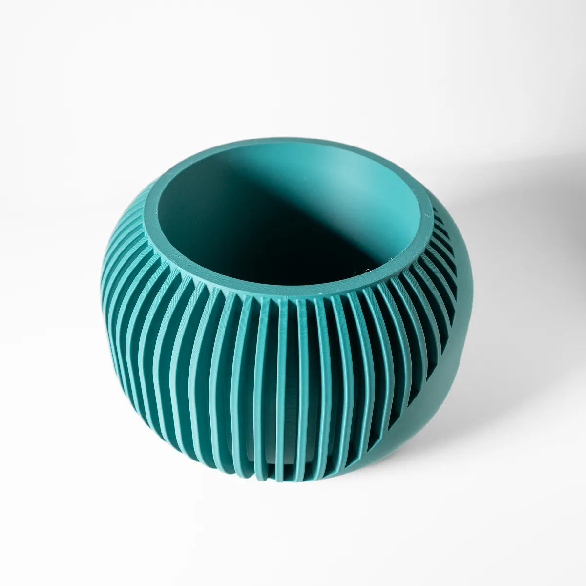 SliceWave 3D-Printed Planter Pot with Drip Tray & Stand