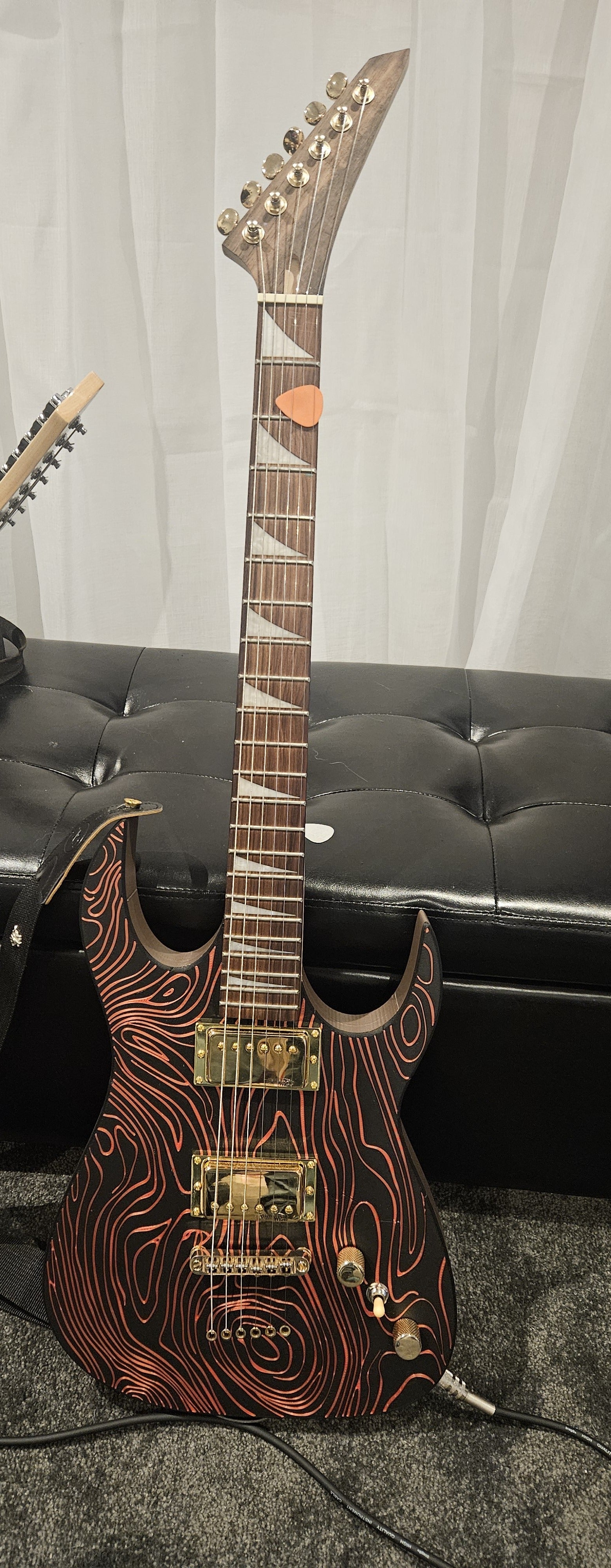 3D-Printed Jackson Dinky Remix Electric Guitar Body - DIY-ready