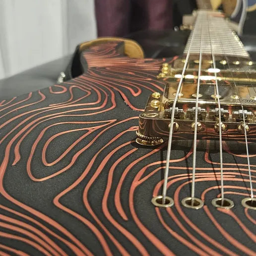 3D-Printed Jackson Dinky Remix Electric Guitar Body - DIY-ready