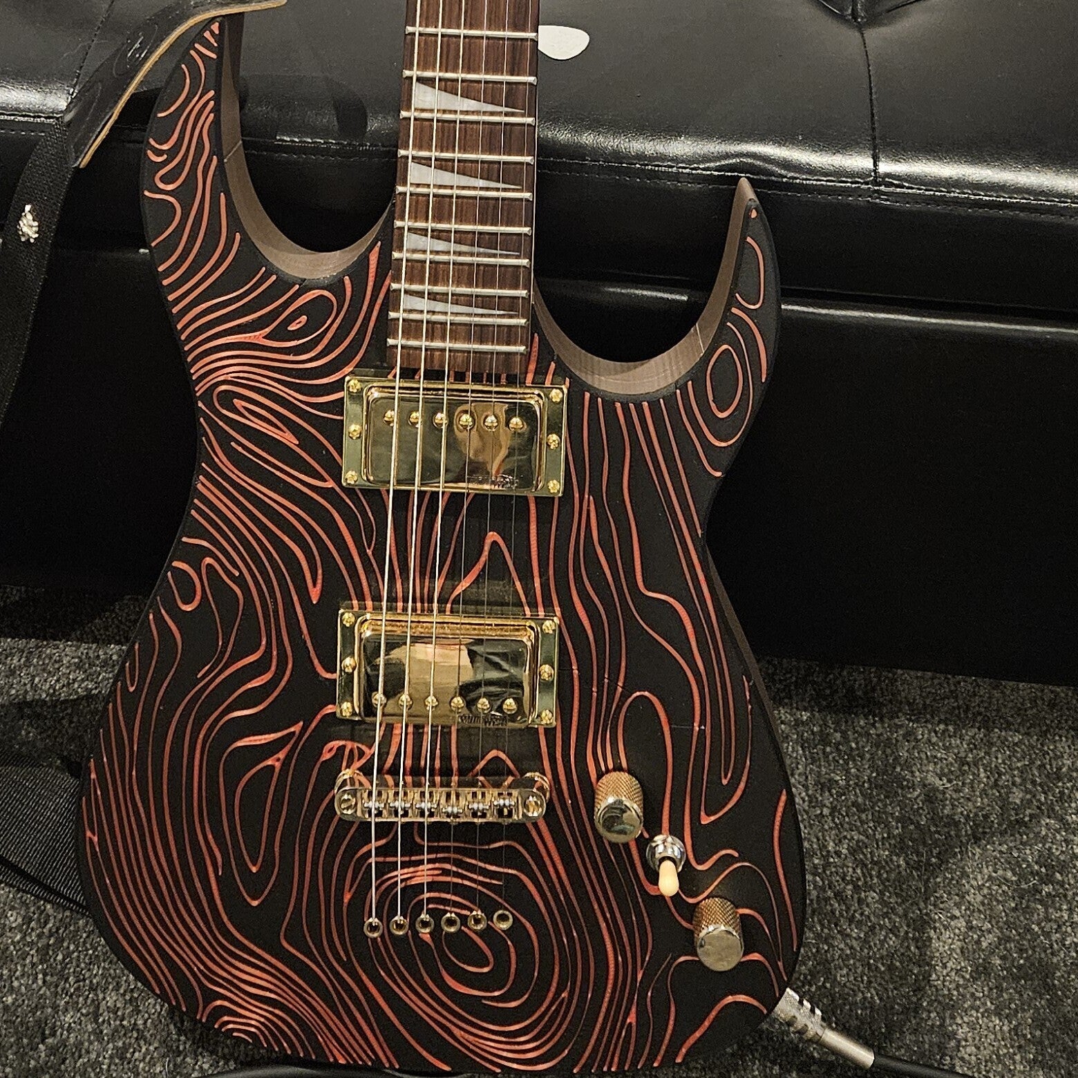 3D-Printed Jackson Dinky Remix Electric Guitar Body - DIY-ready