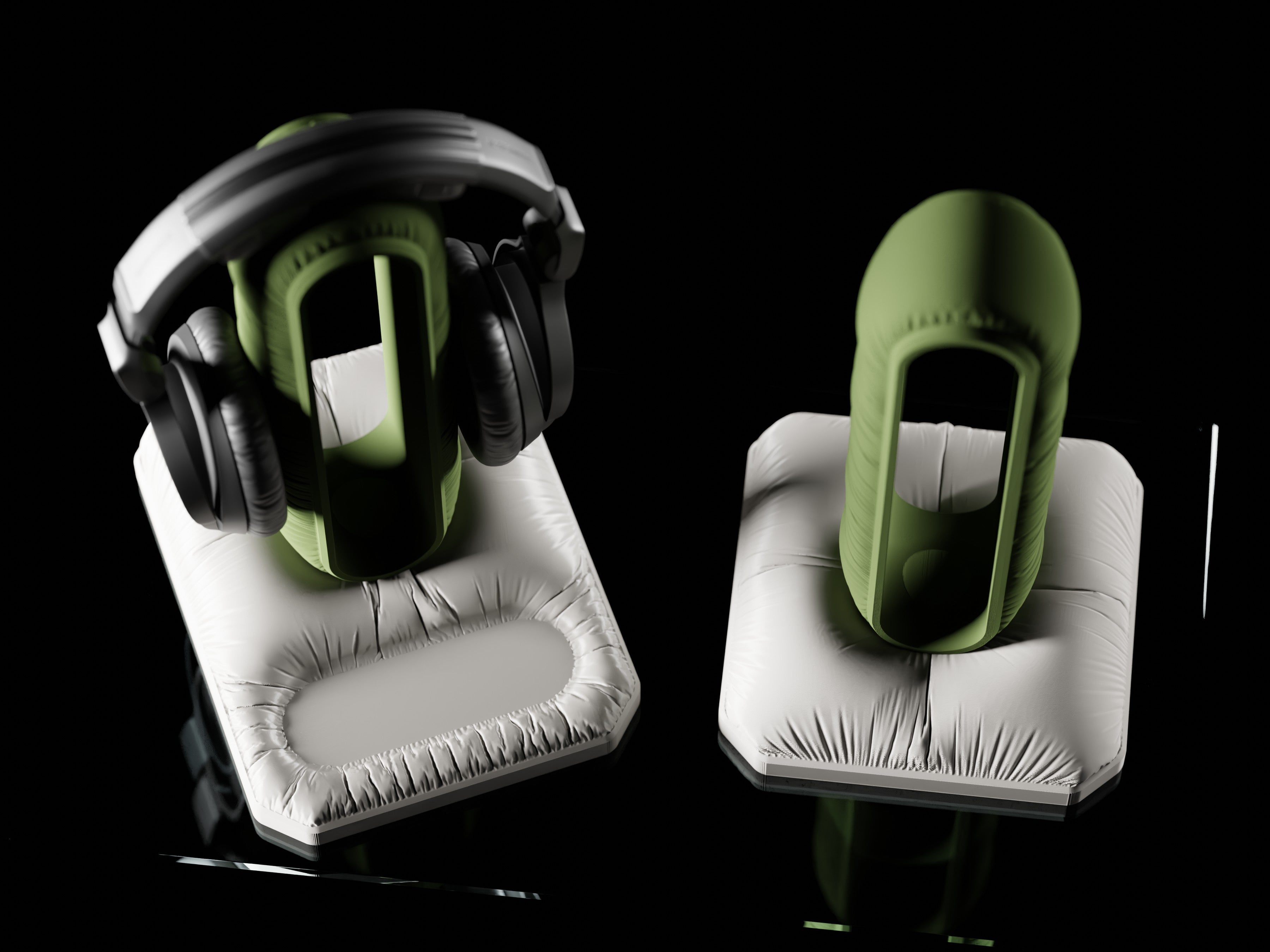 Cushy Collection – Inflated Headphone Stand