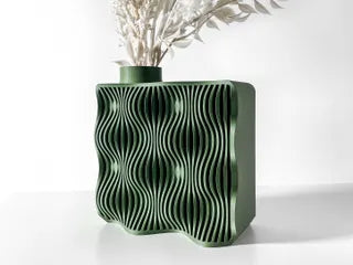Waveform Dry-Flower Vase