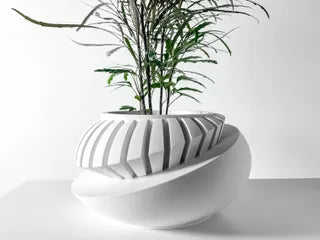 HelixSlat 3D-Printed Planter Pot