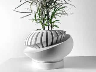 HelixSlat 3D-Printed Planter Pot