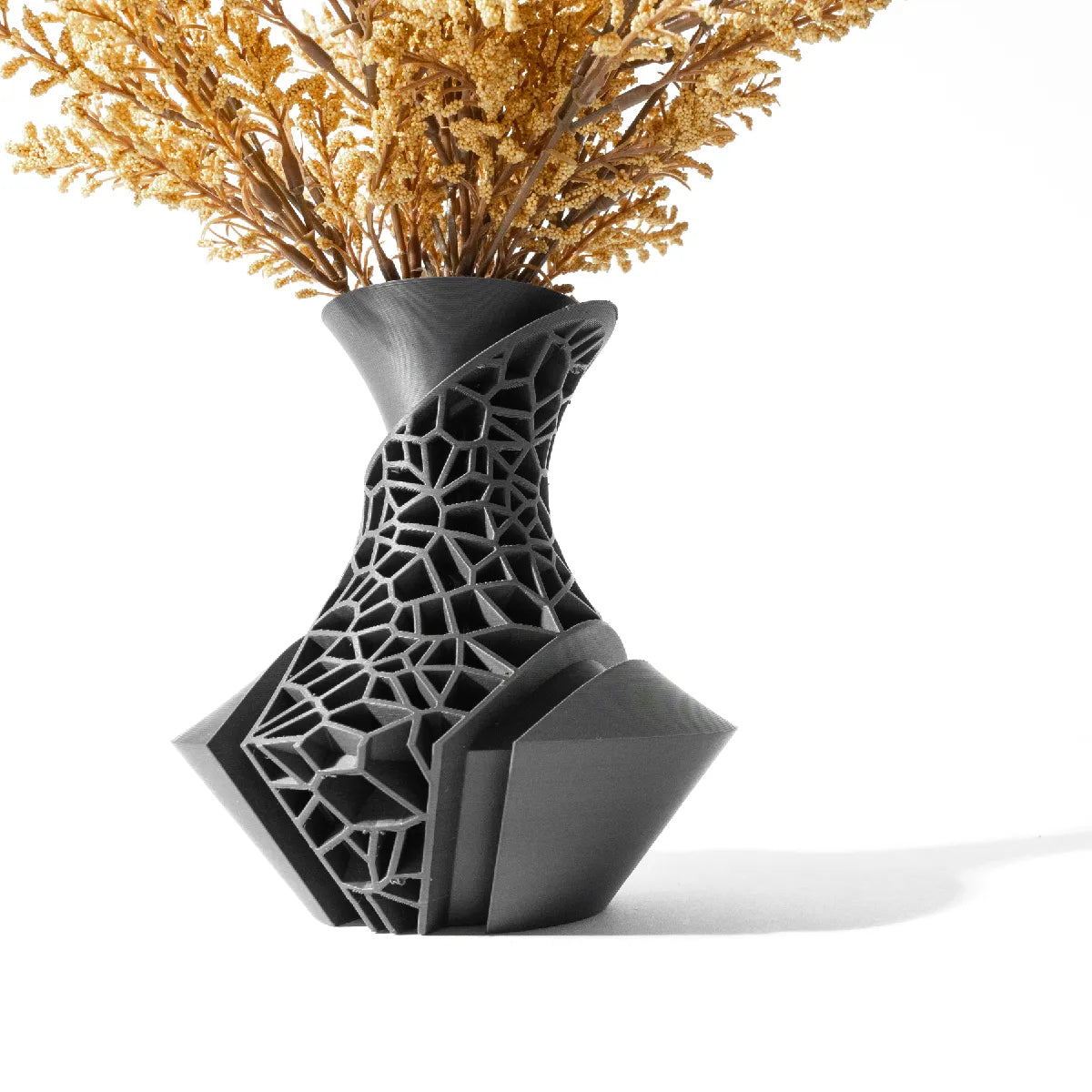 Fractal Twist Dry-Flower Vase
