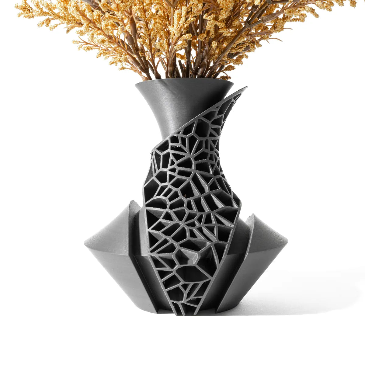 Fractal Twist Dry-Flower Vase