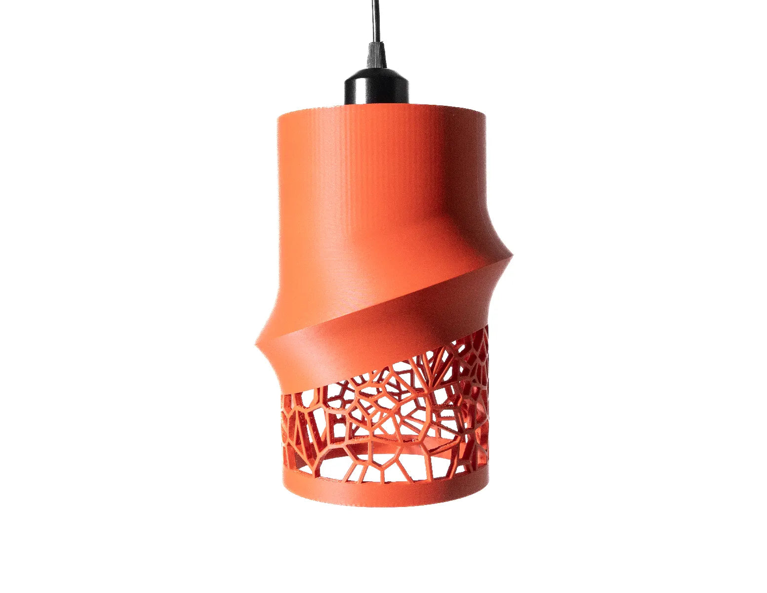 VoriTwist 3D-Printed Pendant Lamp