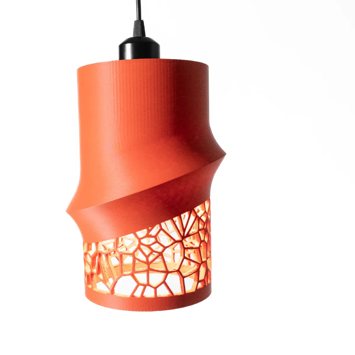 VoriTwist 3D-Printed Pendant Lamp